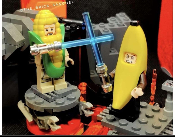 Bananakin and obi wan cornobi