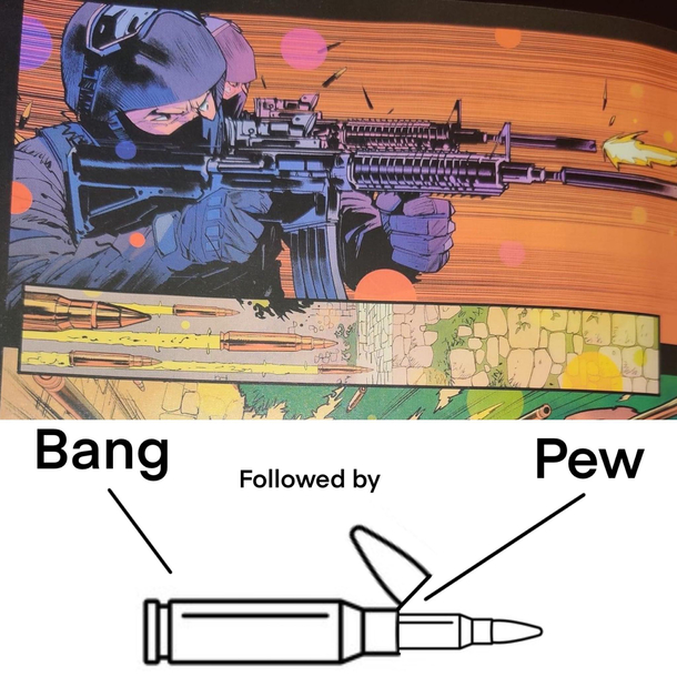 Bang followed by Pew