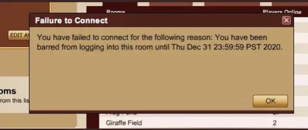 Banned from a Chess site for  years  will be this dudes year for sure