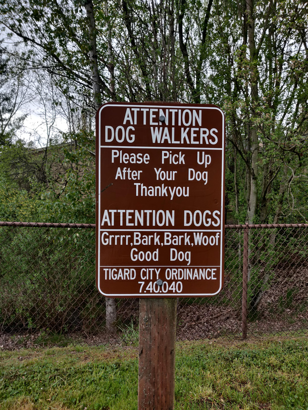 Bark bark