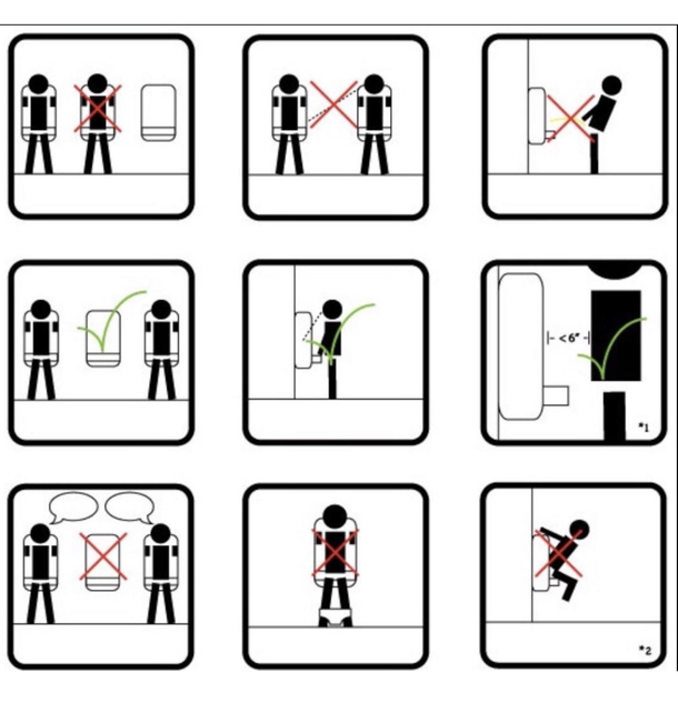 Bathroom etiquette is important