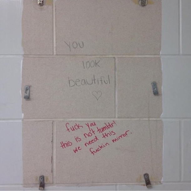 Bathroom graffiti