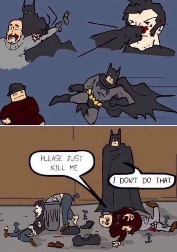 Batman has standards