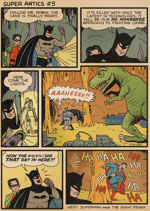 Batmans face though