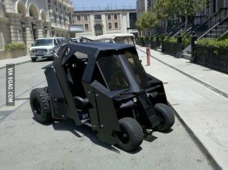 Batmans golf cart