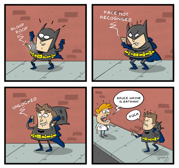 Batmans New Phone - Meme Guy