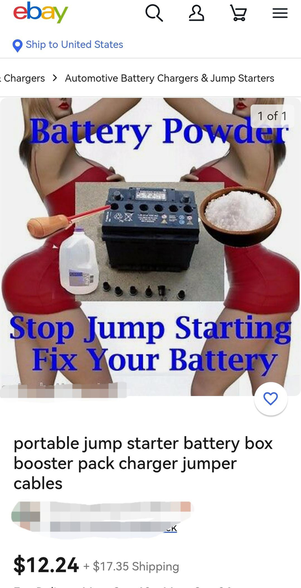 battery starter powder