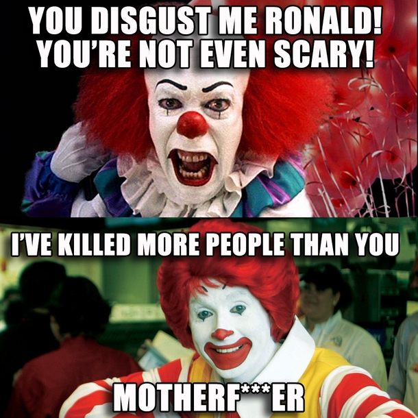 Battle of the clowns