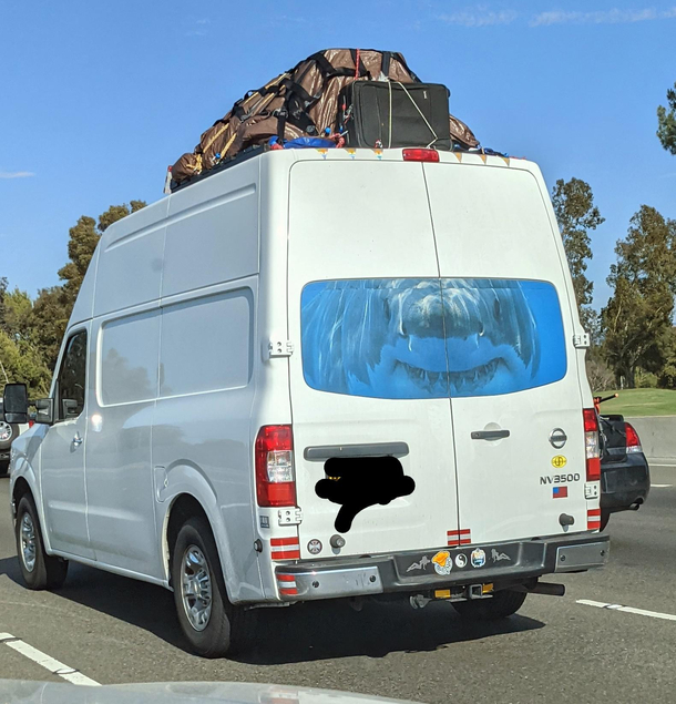 Be careful opening that back door