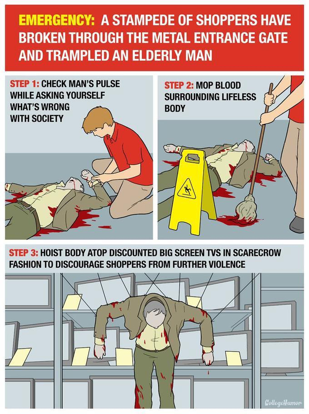 Be safe this Black Friday you brave retail workers