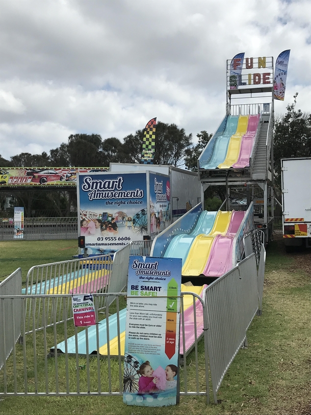 Be Smart Be Safe Dont go on the fun slide