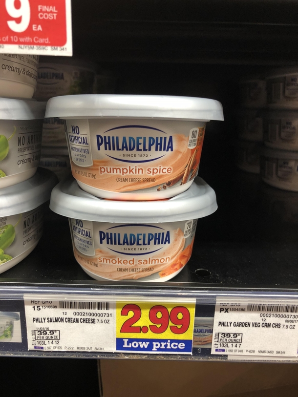 Be sure to pay attention when grabbing cream cheese this holiday season