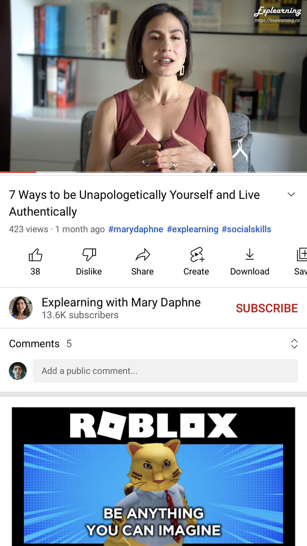 Be yourself Or be anything you can imagine