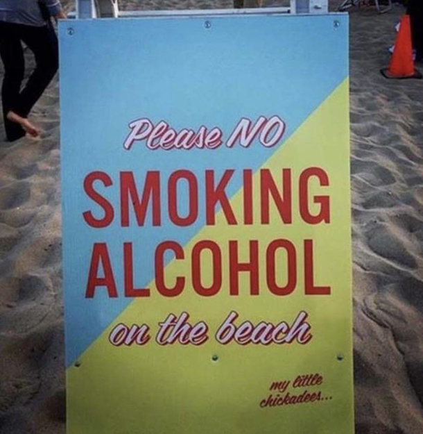 Beach plans ruined