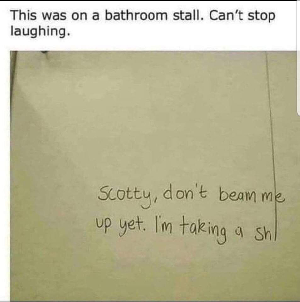 Beam me up Scotty