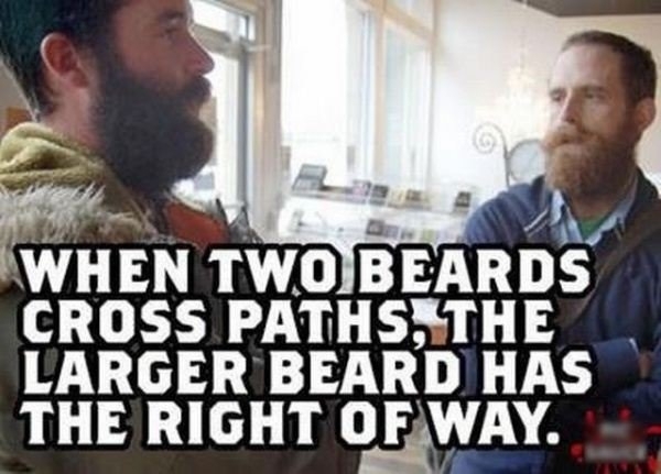 Beard etiquette