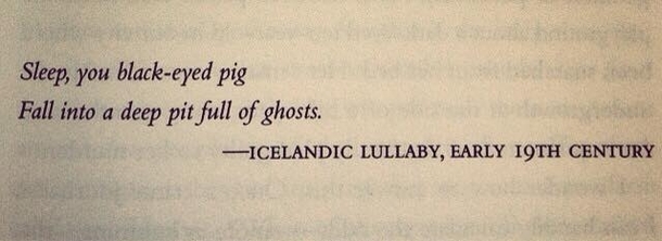 Beautiful Icelandic Lullaby