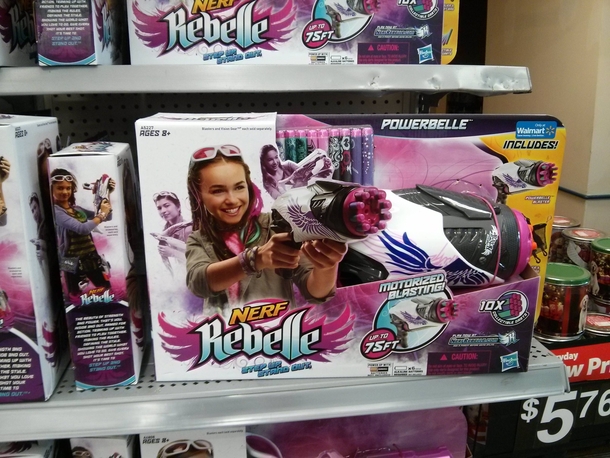 Because gender specific Nerf guns are needed