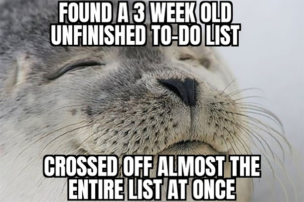 Because i struggle alot with planning  this was the best feeling I had in a while
