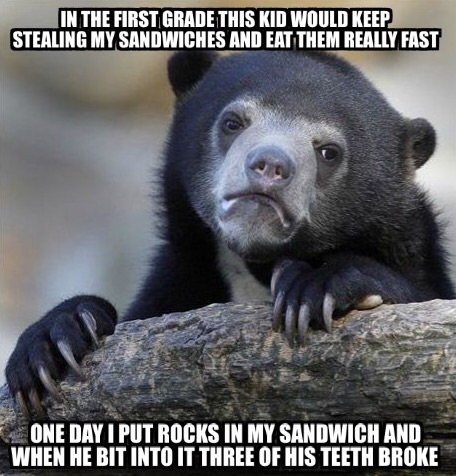 Because we are in the subject of getting revenge when we were kids