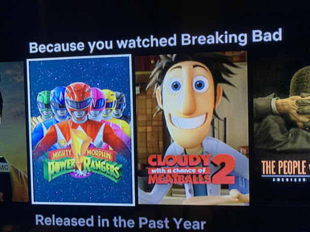 Because you watched Breaking Bad