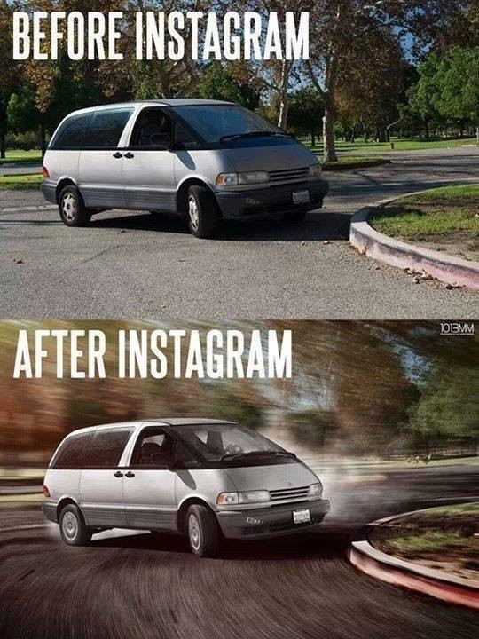 Before and after instagram