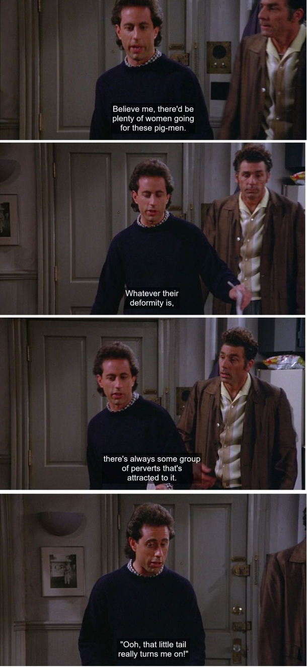 Before we had rule Thirty Four we had Seinfeld