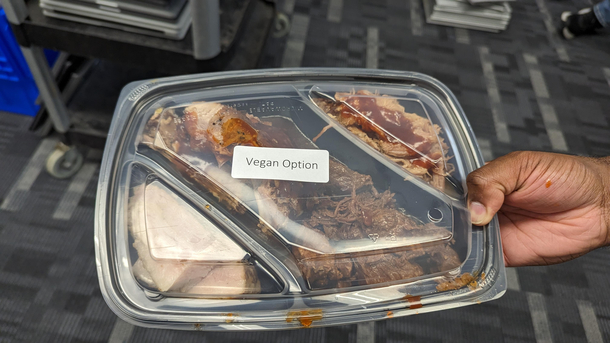 Beginning my vegetarian journey at work