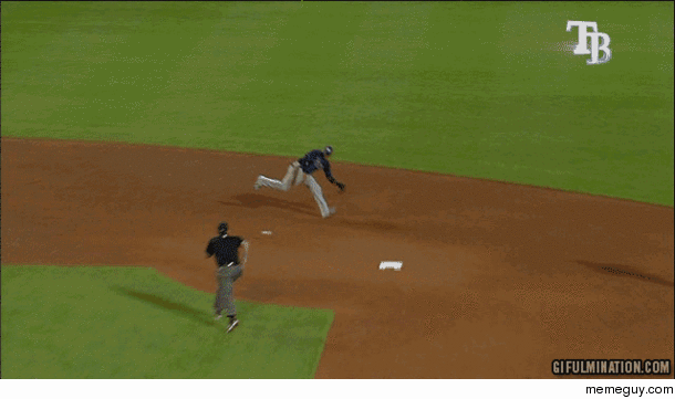 Behind the back barehand double play