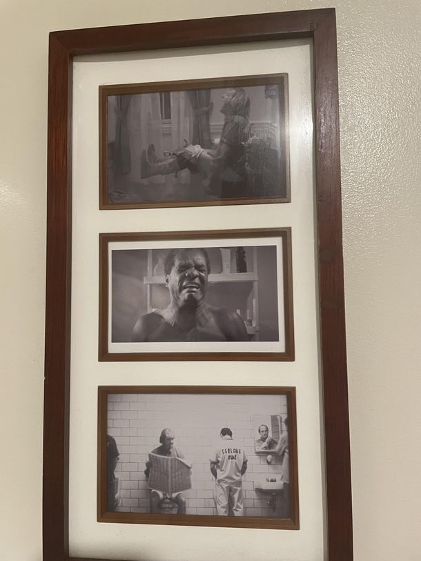 Behold My bathroom wall art