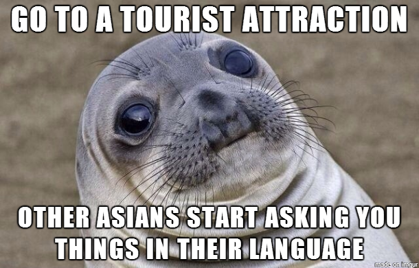 Being an Asian in a western country