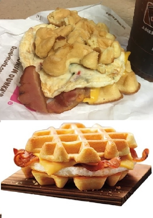 Belgian Waffle Breakfast Sandwich