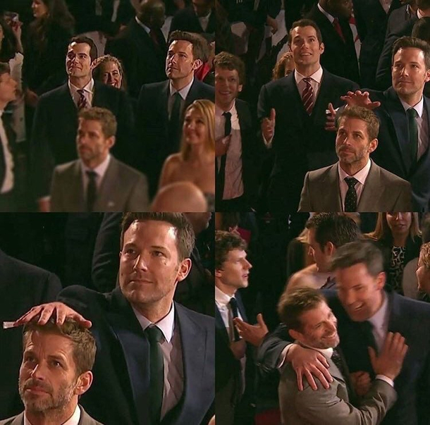 Ben Affleck is like a proud older brother to Zack Snyder