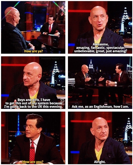 Ben Kingsley - The Colbert Report