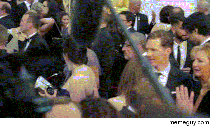 Benedict Cumberbatch sees an opportunity and takes it