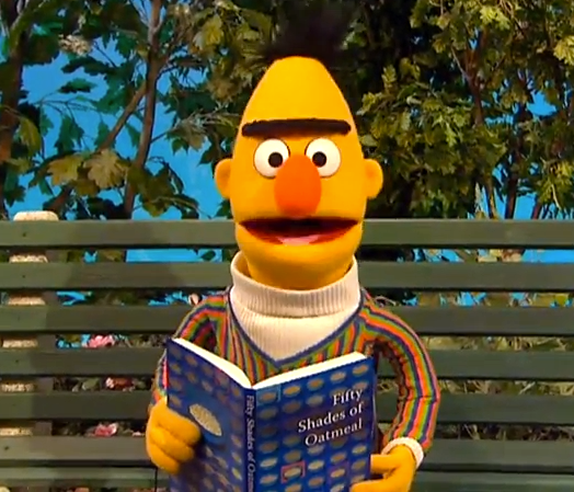 Bert has some interesting reading material