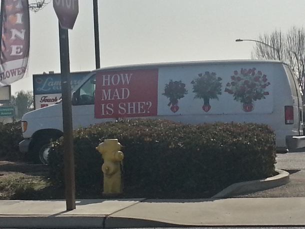 Best advertising for a flower shop ever
