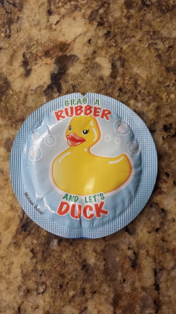 Best condom wrapper ever