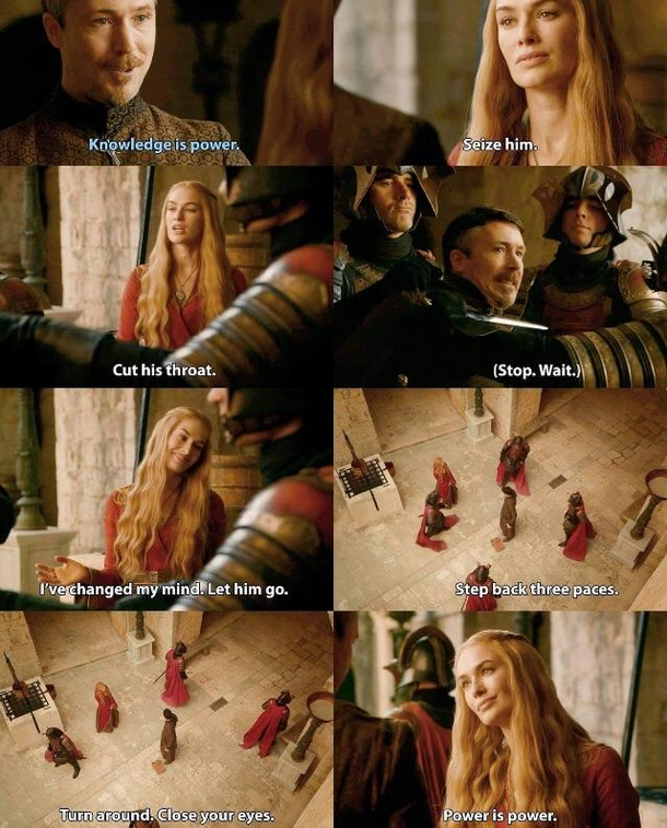 Best dialogue of GOT - Power is Power