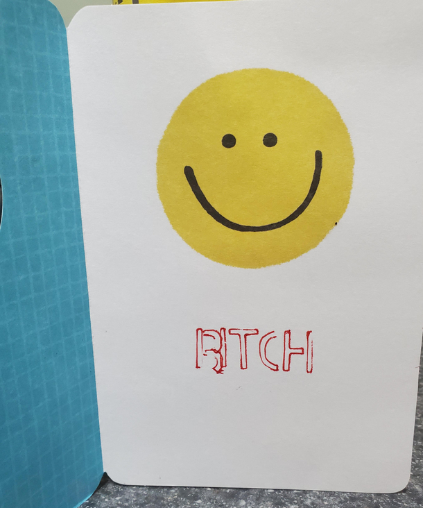 Best Friend sent me a card today
