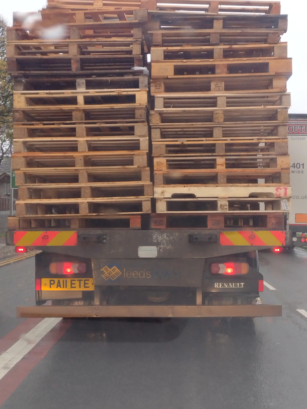 Best personalised number plate on a truck UK