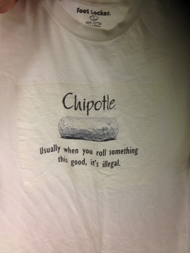 Best thrift store find Chipotle