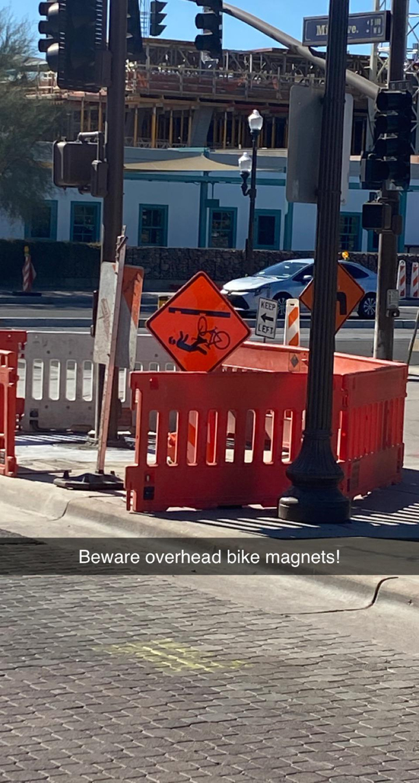 Beware bike magnets