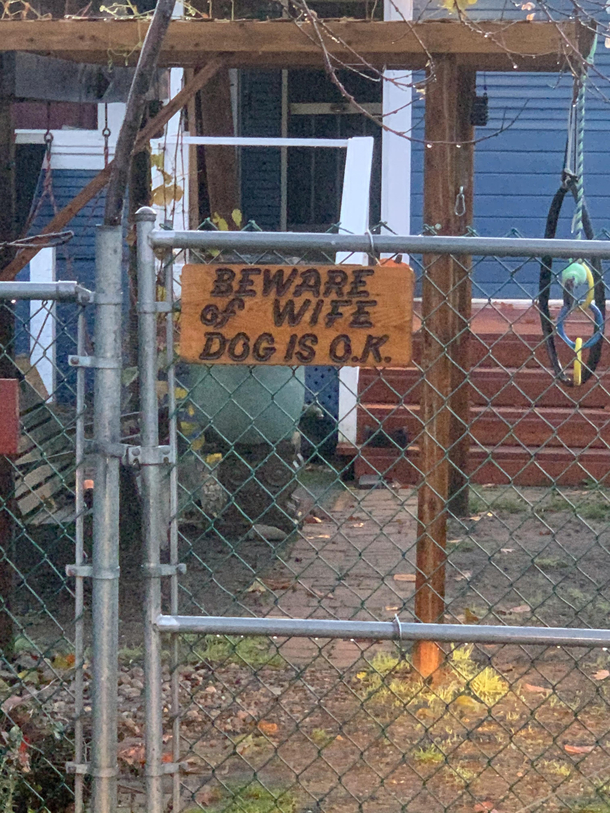 Beware of wife
