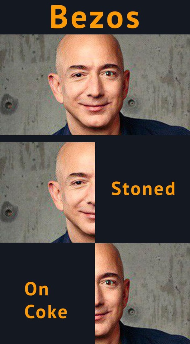 Bezos One photo two states