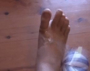 Big foot caught on tape