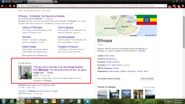 Big News in Ethiopia