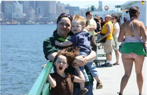 Big Smile for the camera PhotoBomb