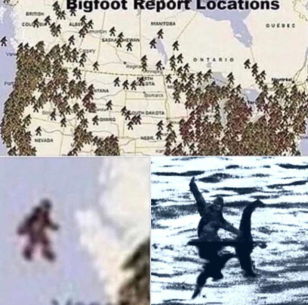 Bigfoot and Nessie be vibing