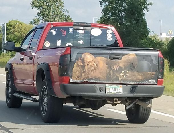 Bigfoot eye candy for the road